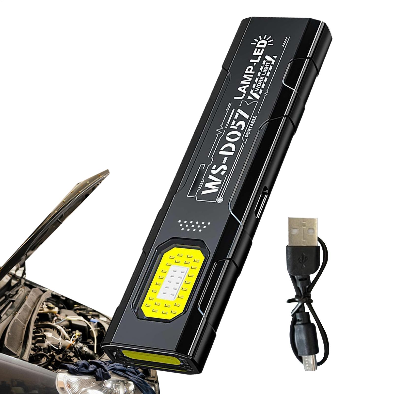 Home Security Flood Lights - Светодиодный фонарик COB с зарядкой Type-C,