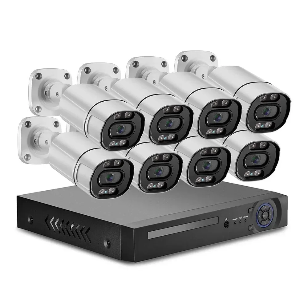 Nvr Kit 8 Channel - НОВЫЙ Недорогой Комплект Уличных 8-канальных 4K