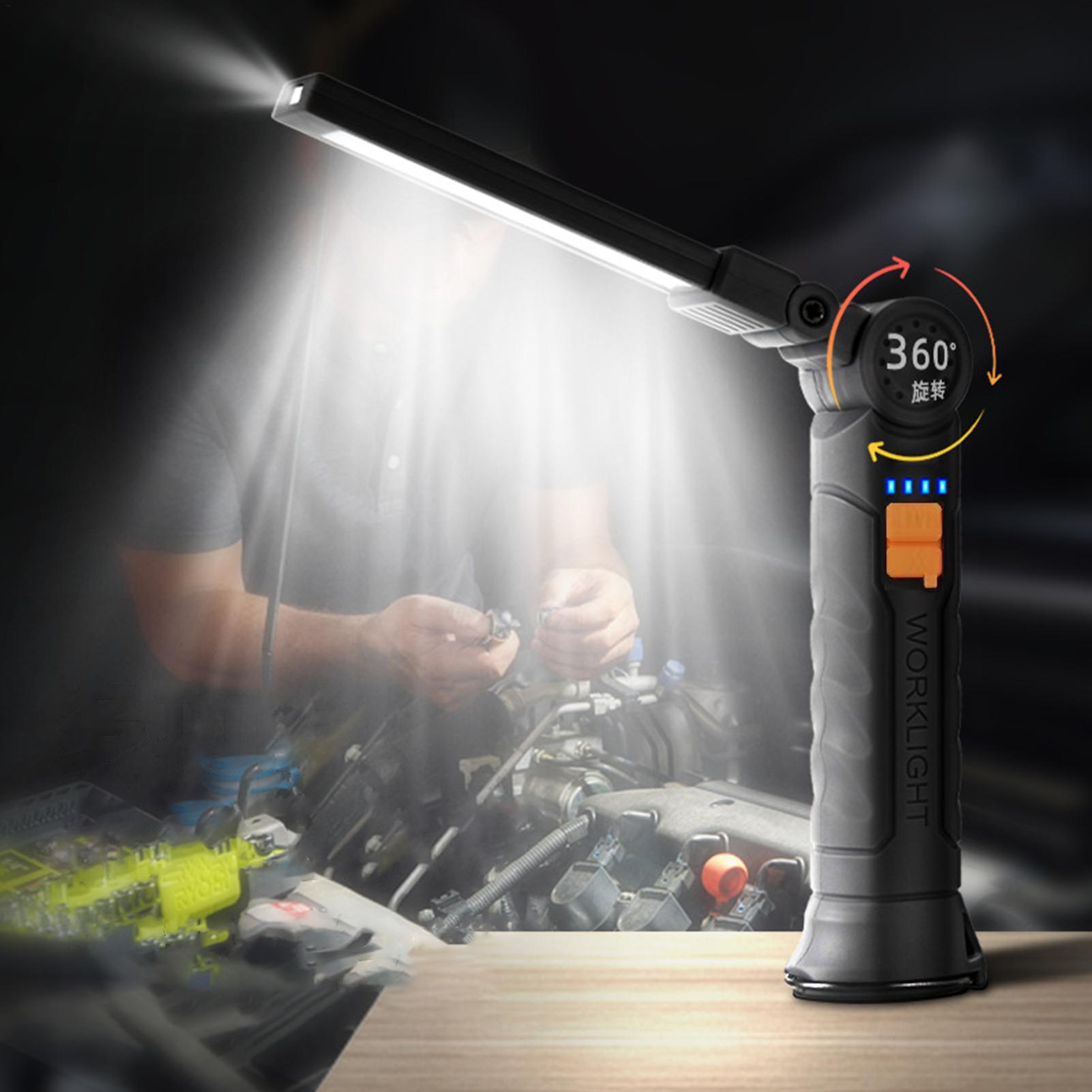 Home Security Flood Lights - Перезаряжаемый светодиодный фонарь-прожектор с магнитом и