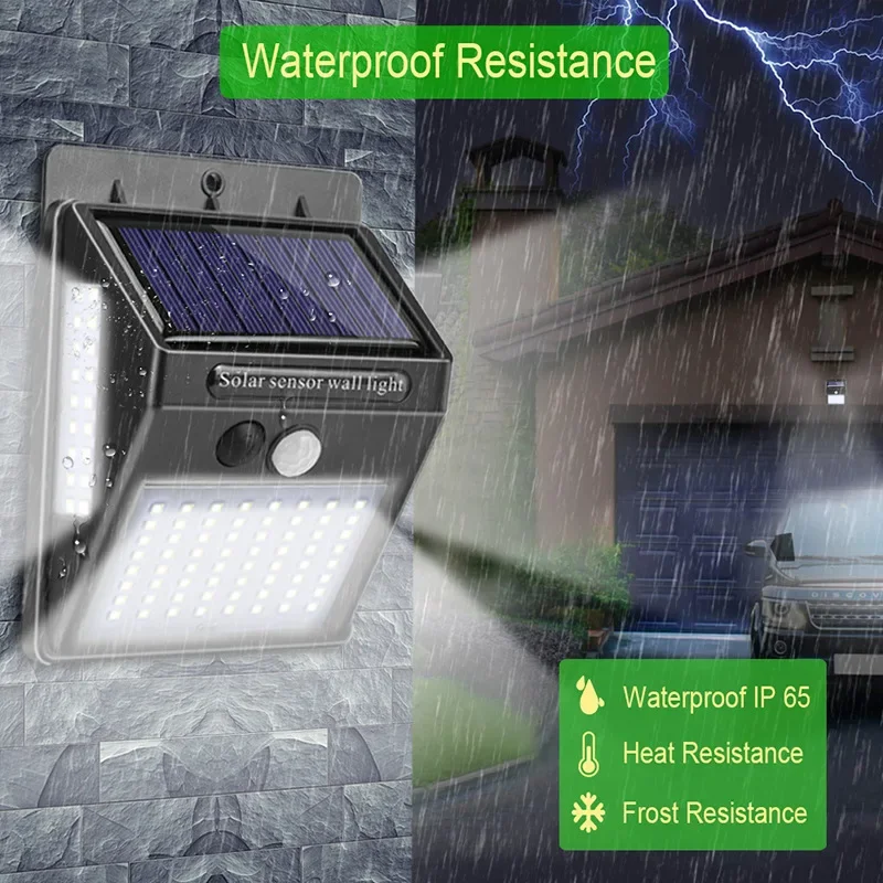 Home Yard Security - Уличный настенный светильник на солнечной батарее