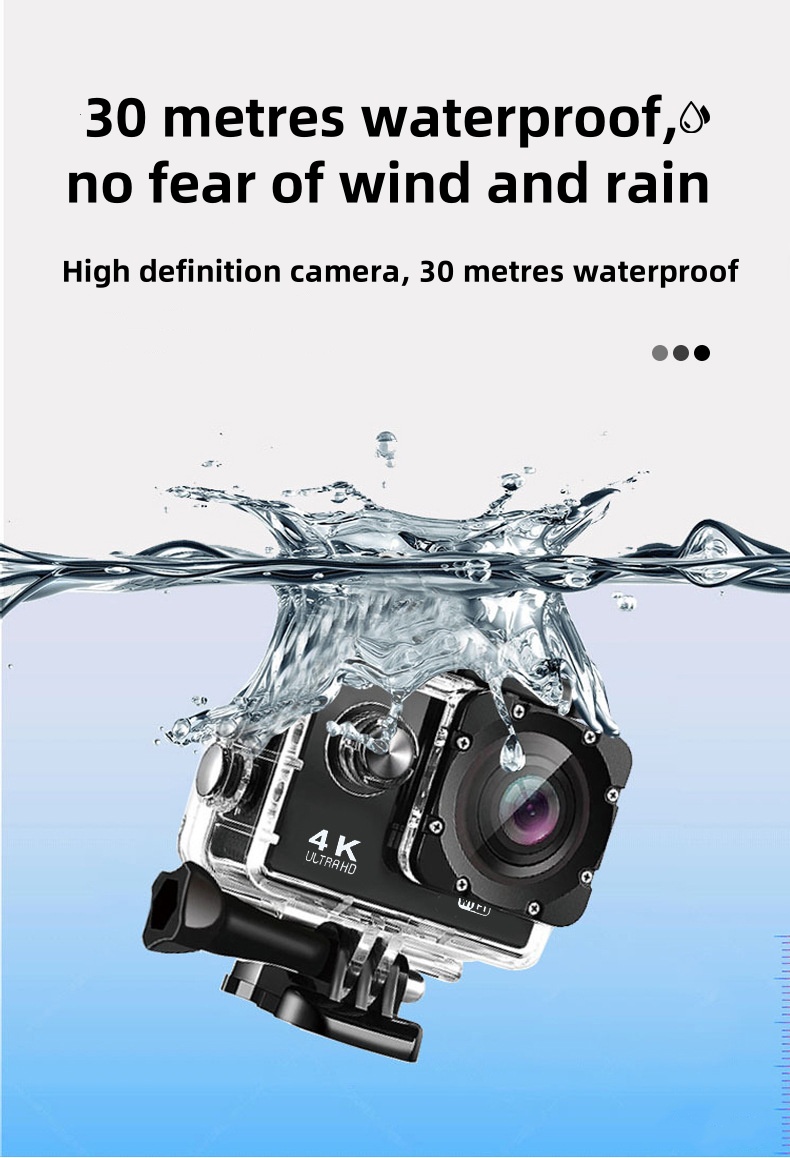 Ip Camera Outdoor 4K - Экшн-камера 4K 60FPS с IPS-экраном 140°