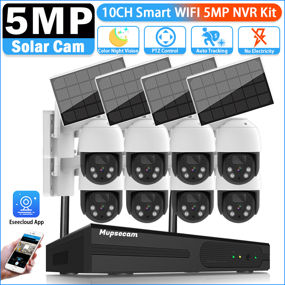 Nvr Kit 8 Channel - Беспроводная система видеонаблюдения 5 МП, 16