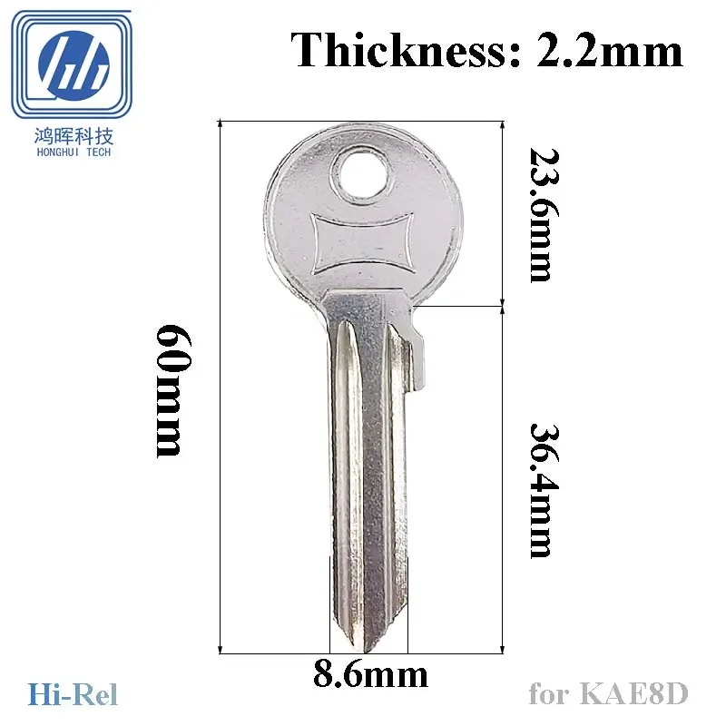 Home Security Door - 5-100 шт. заготовок ключей Kale KAE8D,