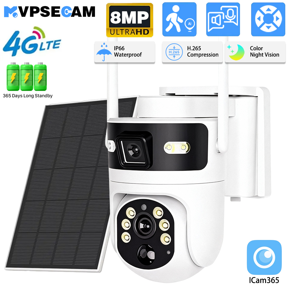 Ip Camera Outdoor 4K - 8MP 4K 4G SIM-карта PTZ IP-камера