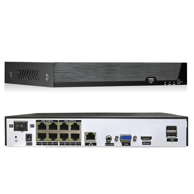 Nvr Kit 8 Channel - Система видеонаблюдения для дома: комплект NVR