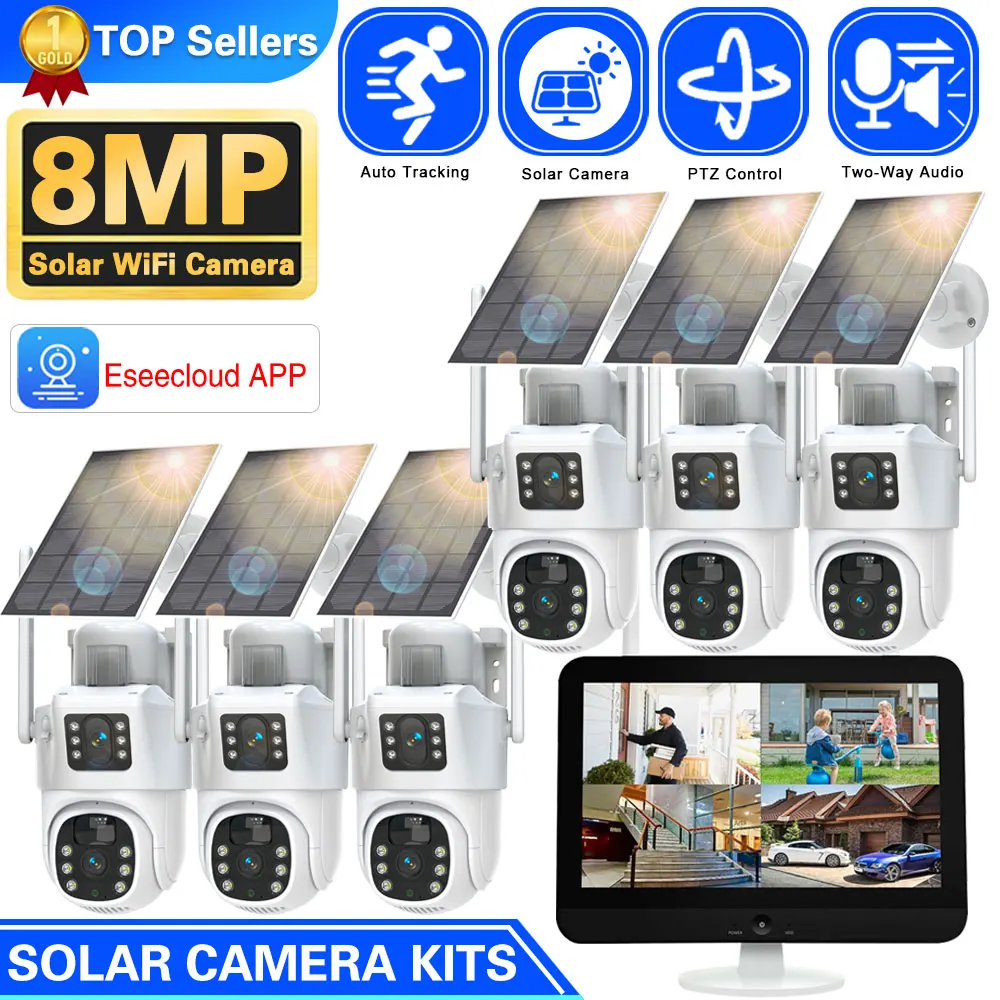 Nvr Kit 8 Channel - Система видеонаблюдения, 10 каналов, 4k, 8