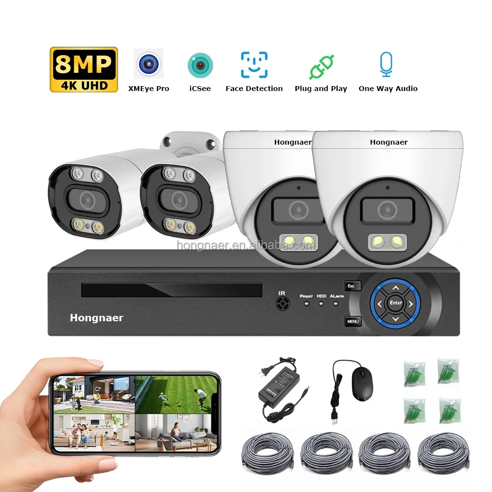 Home Security Nvr - Комплект беспроводной системы видеонаблюдения 4K 8MP