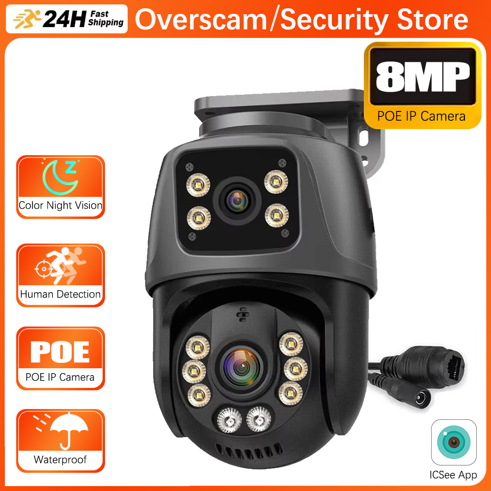 Ip Camera Outdoor 4K - 4K 8MP POE Сетевая камера наблюдения