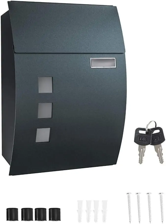 Home Security Letters - Настенный почтовый ящик, водонепроницаемый почтовый ящик