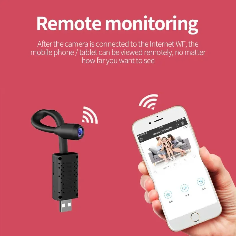 Home Security No Wifi Needed - 4K USB-камеры наблюдения Wi-Fi, мини-гибкий объектив,