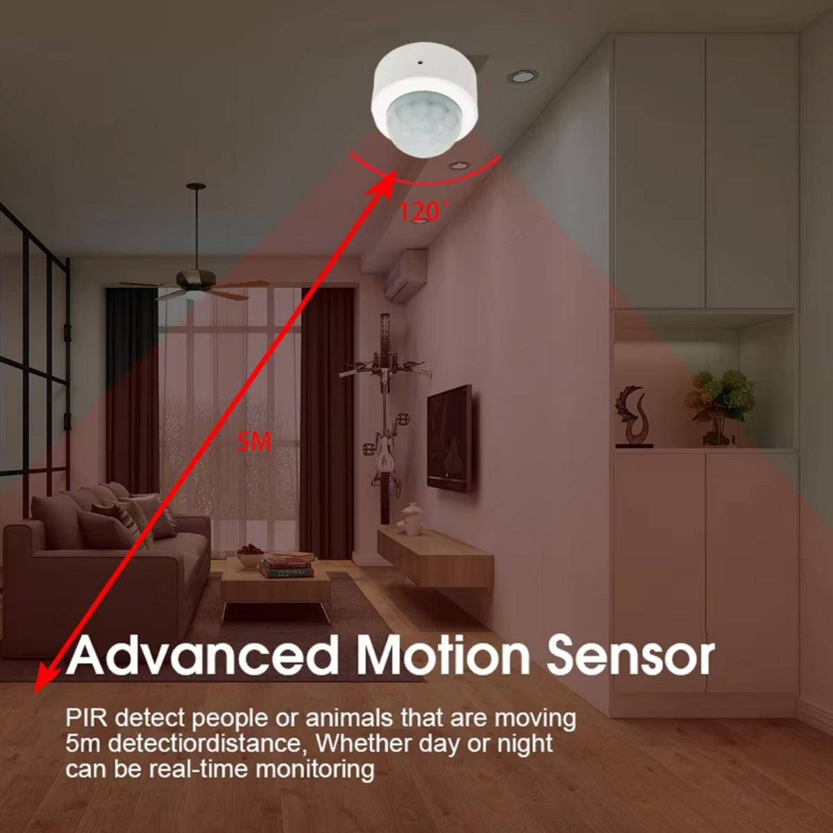 Датчик движения Zigbee PIR, ин – обзор и цена Home Security Gadgets