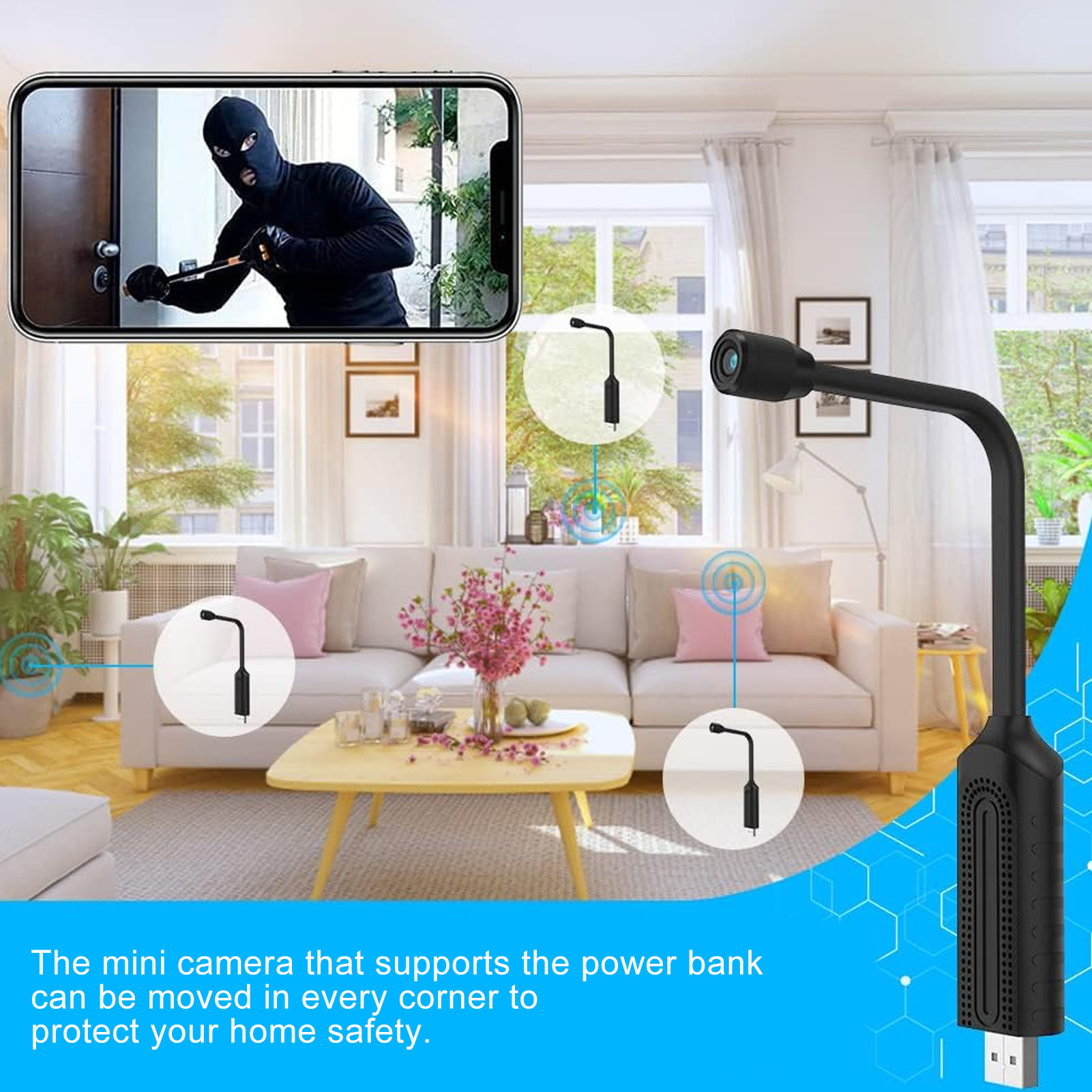 Беспроводная мини-камера безоп – обзор и цена Home Security No Wifi Needed