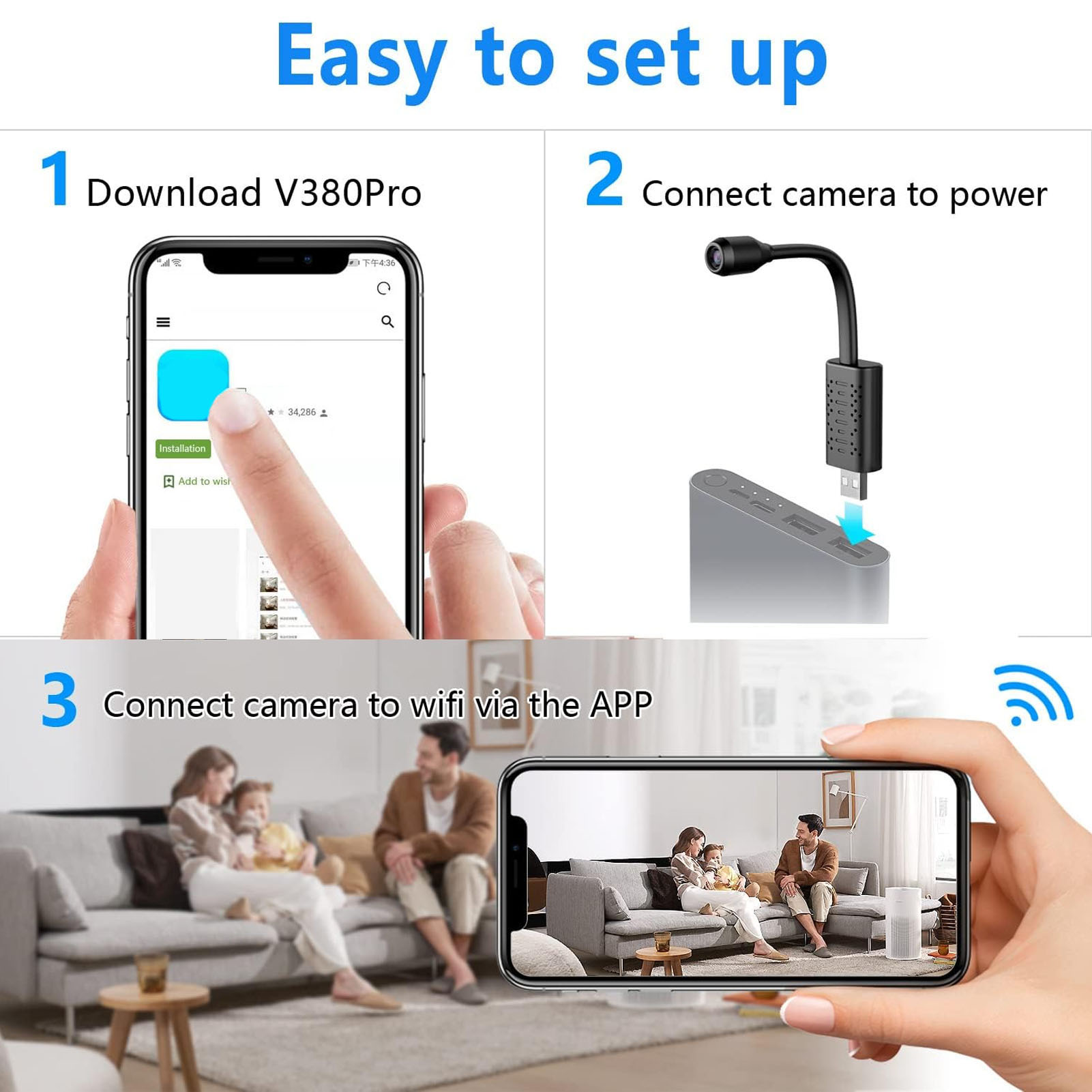 Беспроводная мини-камера безоп – обзор и цена Home Security No Wifi Needed