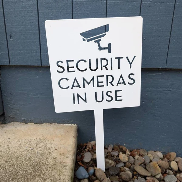 Знак безопасности для камеры в – обзор и цена Home Yard Security