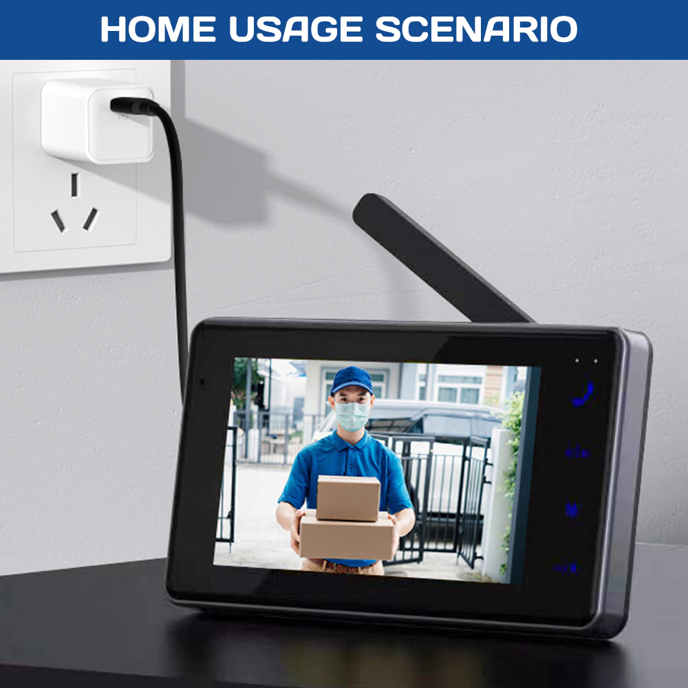 Беспроводной видеодомофон с HD – обзор и цена Home Security No Wifi Needed
