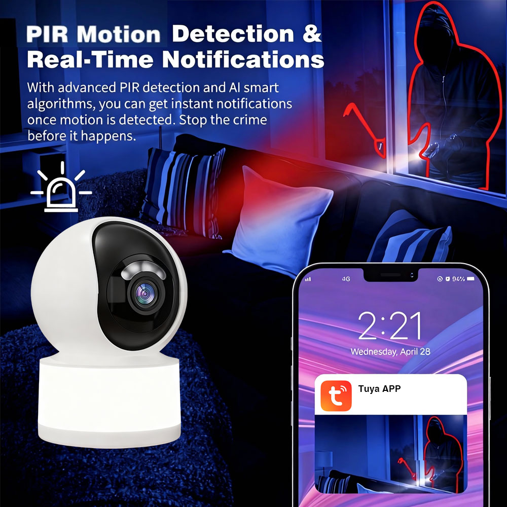 Умная IP-камера Tuya Smart 5MP – обзор и цена Home Security Flood Lights
