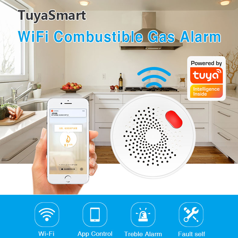 Датчик утечки газа Tuya Smart  – обзор и цена Home Security Gadgets