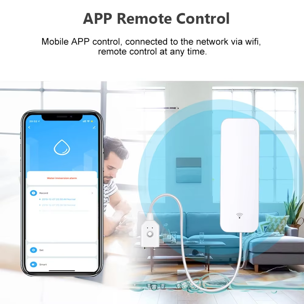 Датчик протечки воды ZigBee Wi – обзор и цена Home Security Gadgets