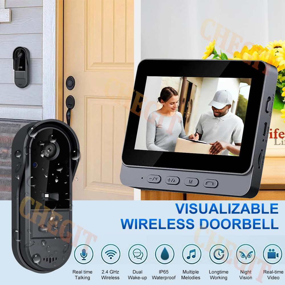 Беспроводной Wi-Fi дверной зво – обзор и цена Home Security No Wifi Needed