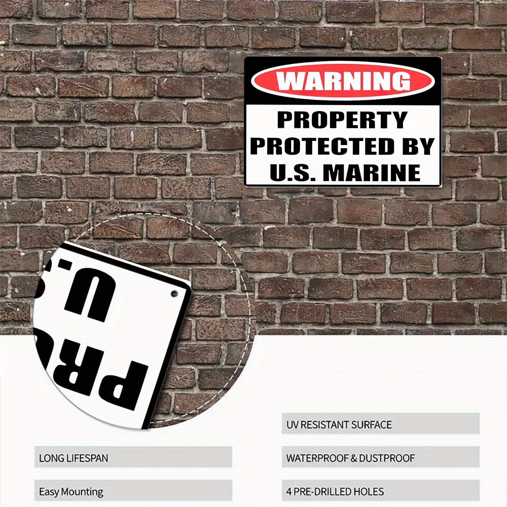 Металлическая жестяная табличк – обзор и цена Home Yard Security