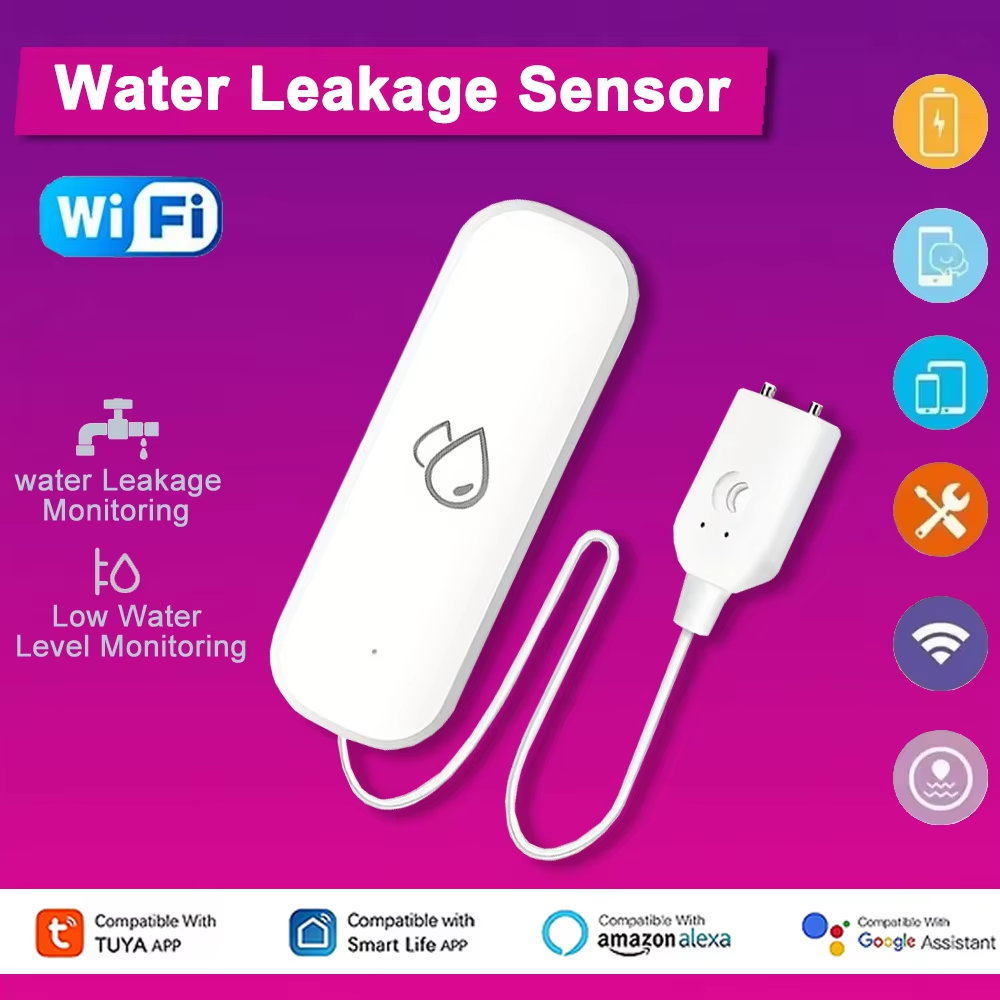 Датчик утечки воды Tuya WiFi,  – обзор и цена Home Security Gadgets