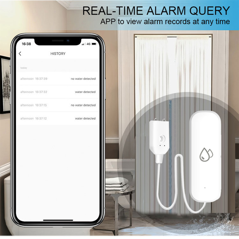 Датчик утечки воды Tuya WiFi,  – обзор и цена Home Security Gadgets