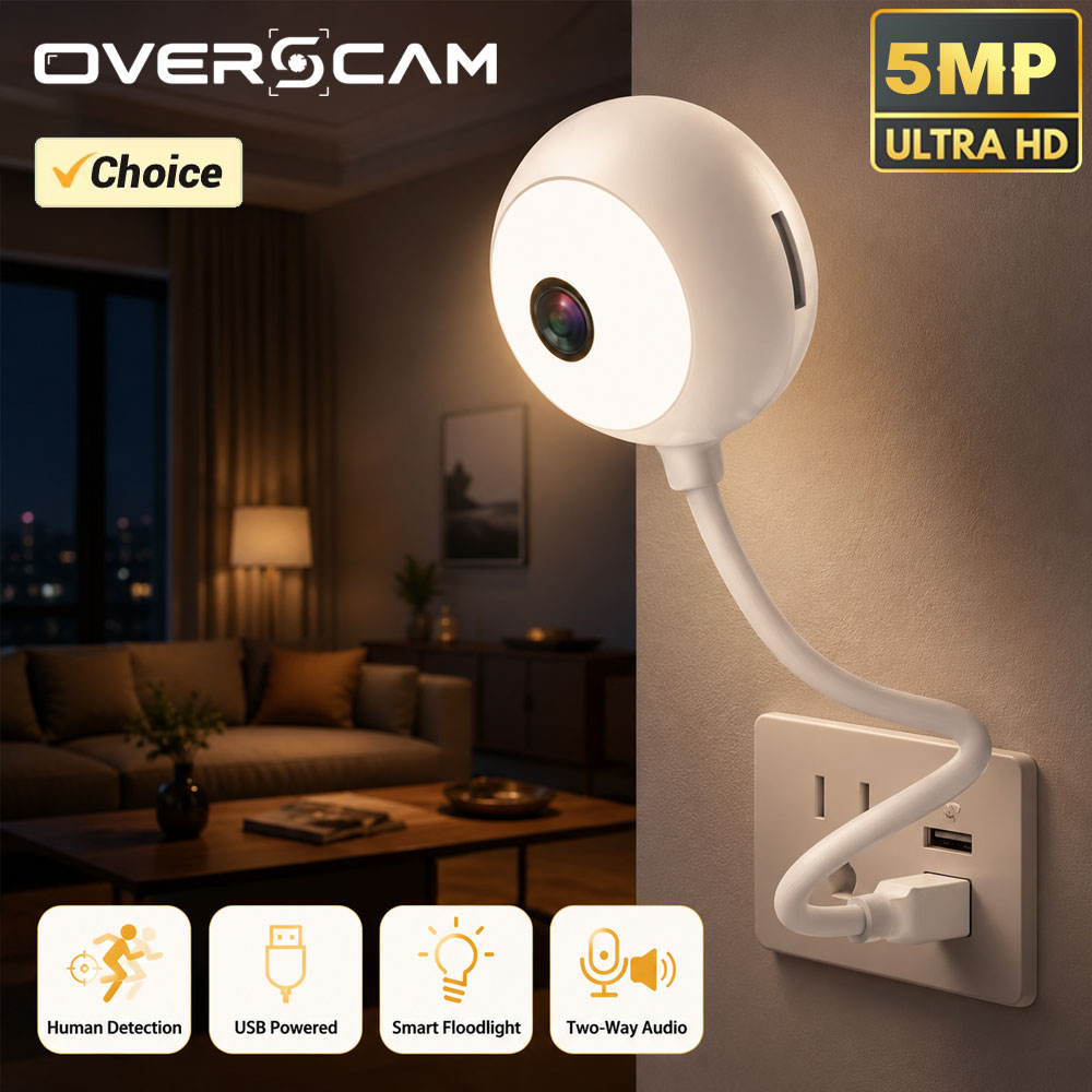5 МП мини-камера Wi-Fi с USB-п – обзор и цена Home Security Flood Lights