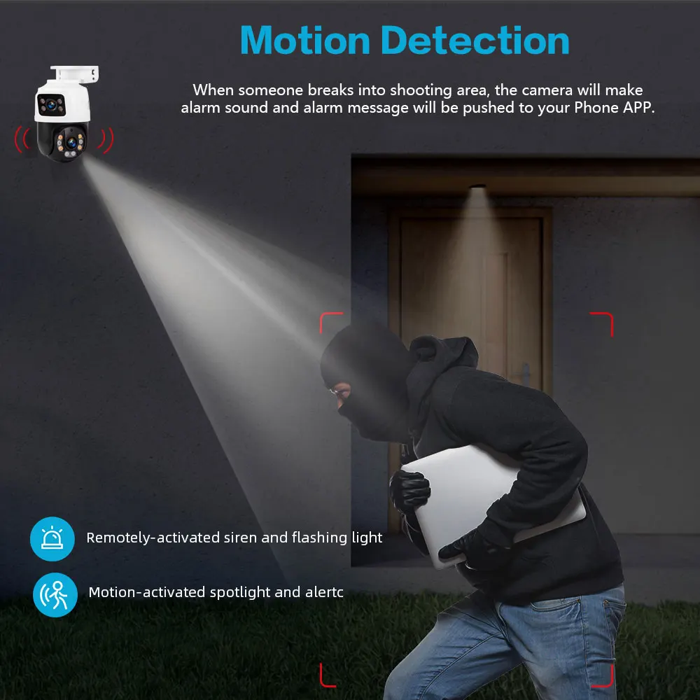 Уличная 8-мегапиксельная PTZ-к – обзор и цена Home Yard Security