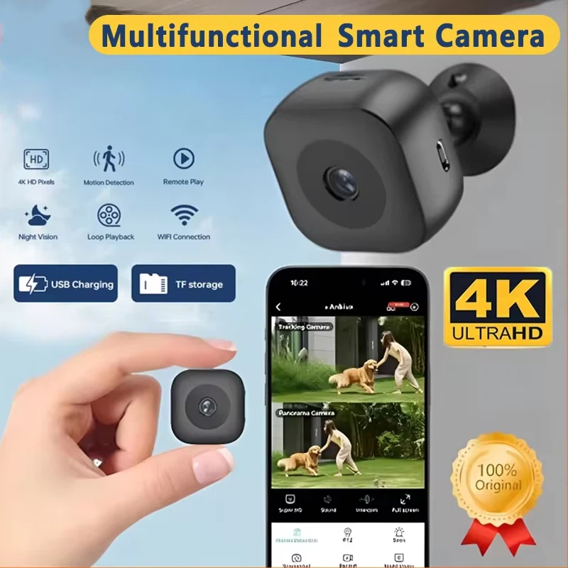 Умная мини-камера Lenovo 4K HD – обзор и цена Home Security No Wifi Needed