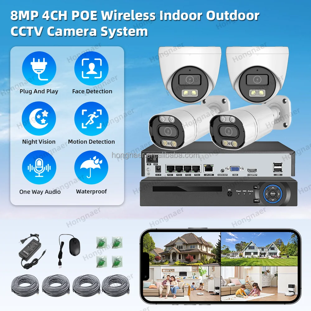 Комплект беспроводной системы  – обзор и цена Home Security Nvr
