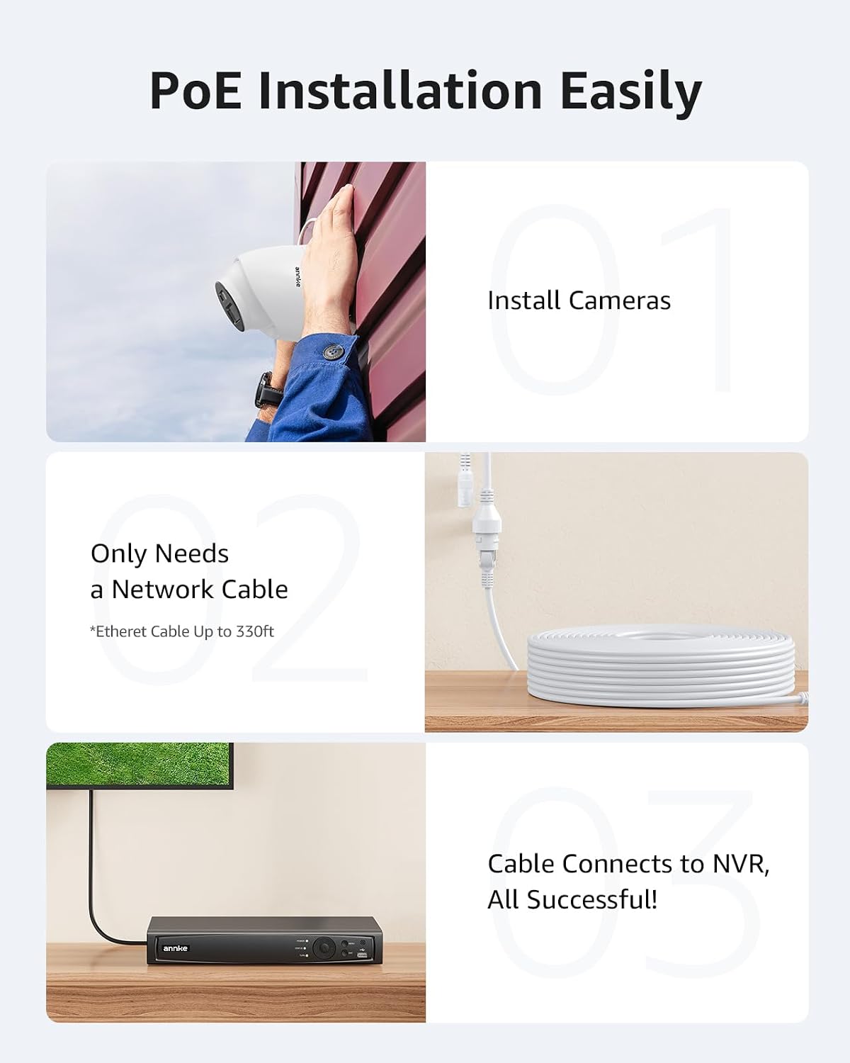 Система видеонаблюдения ANNKE  – обзор и цена Ip Camera Outdoor 4K