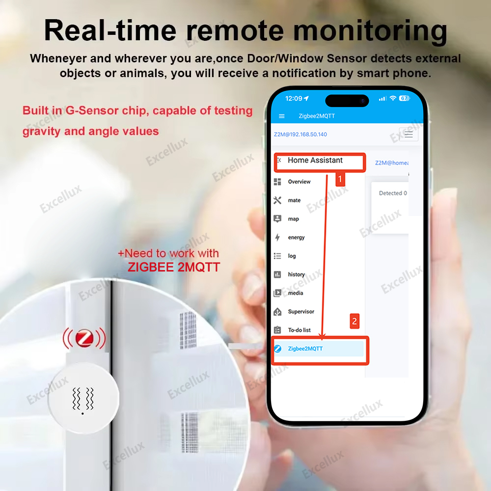 Умный датчик вибрации Zigbee 3 – обзор и цена Home Security Gadgets