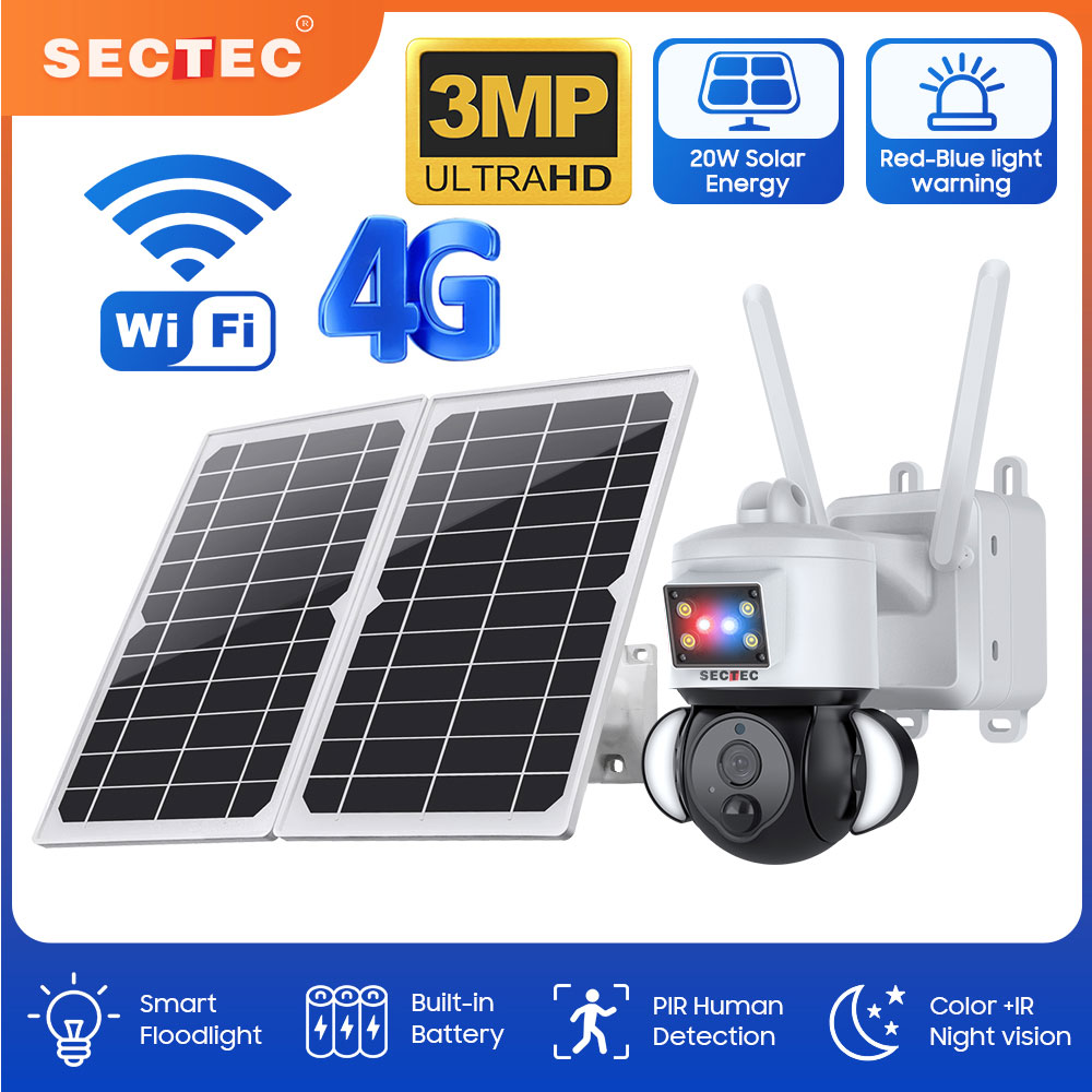 SECTEC 20 Вт солнечная батарея – обзор и цена Home Security Flood Lights