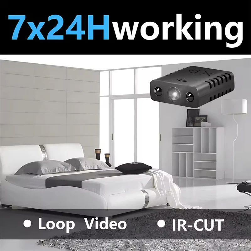 Мини-камера Wi-Fi 1080P HD XD, – обзор и цена Home Security No Wifi Needed