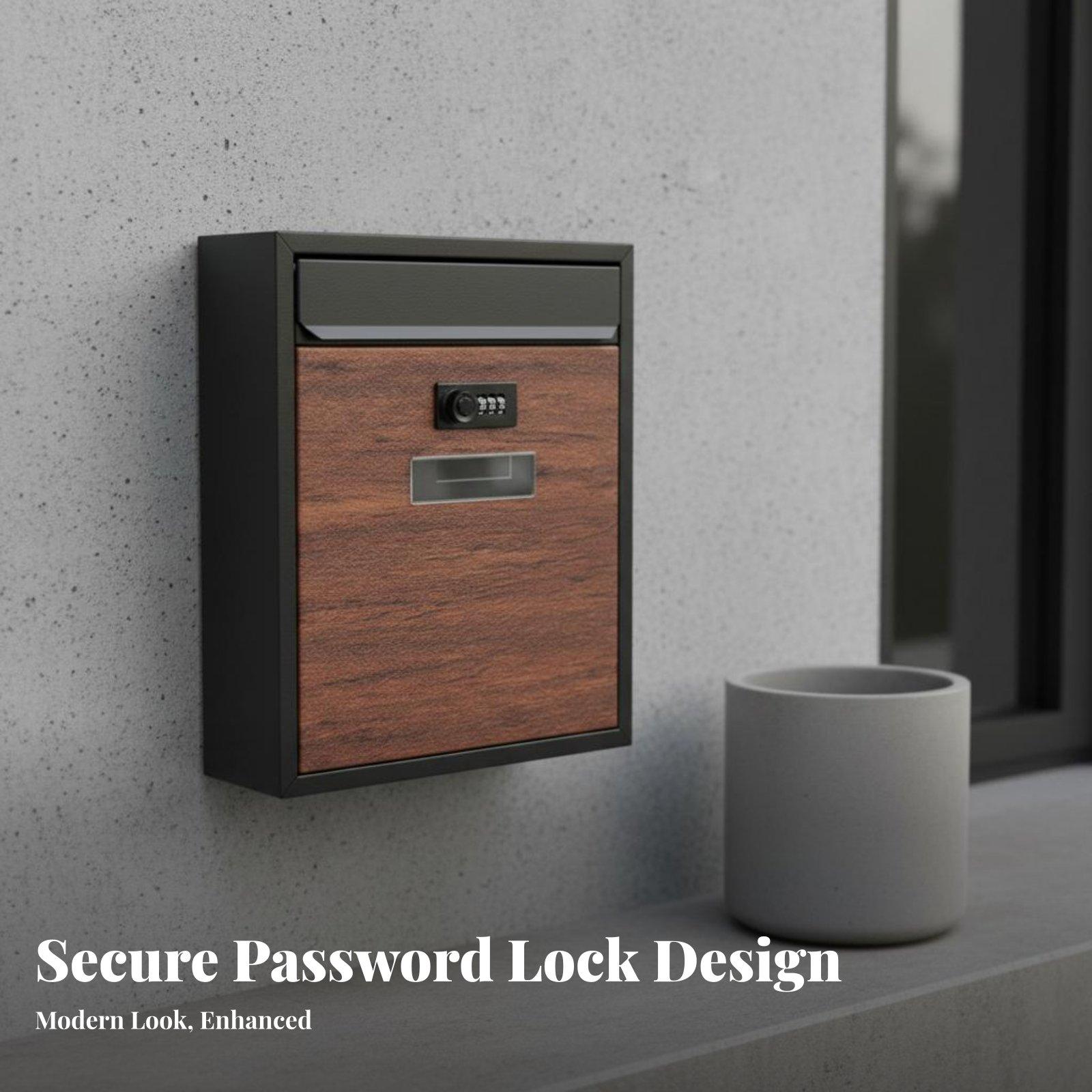 Современный металлический почт – обзор и цена Home Security Letters