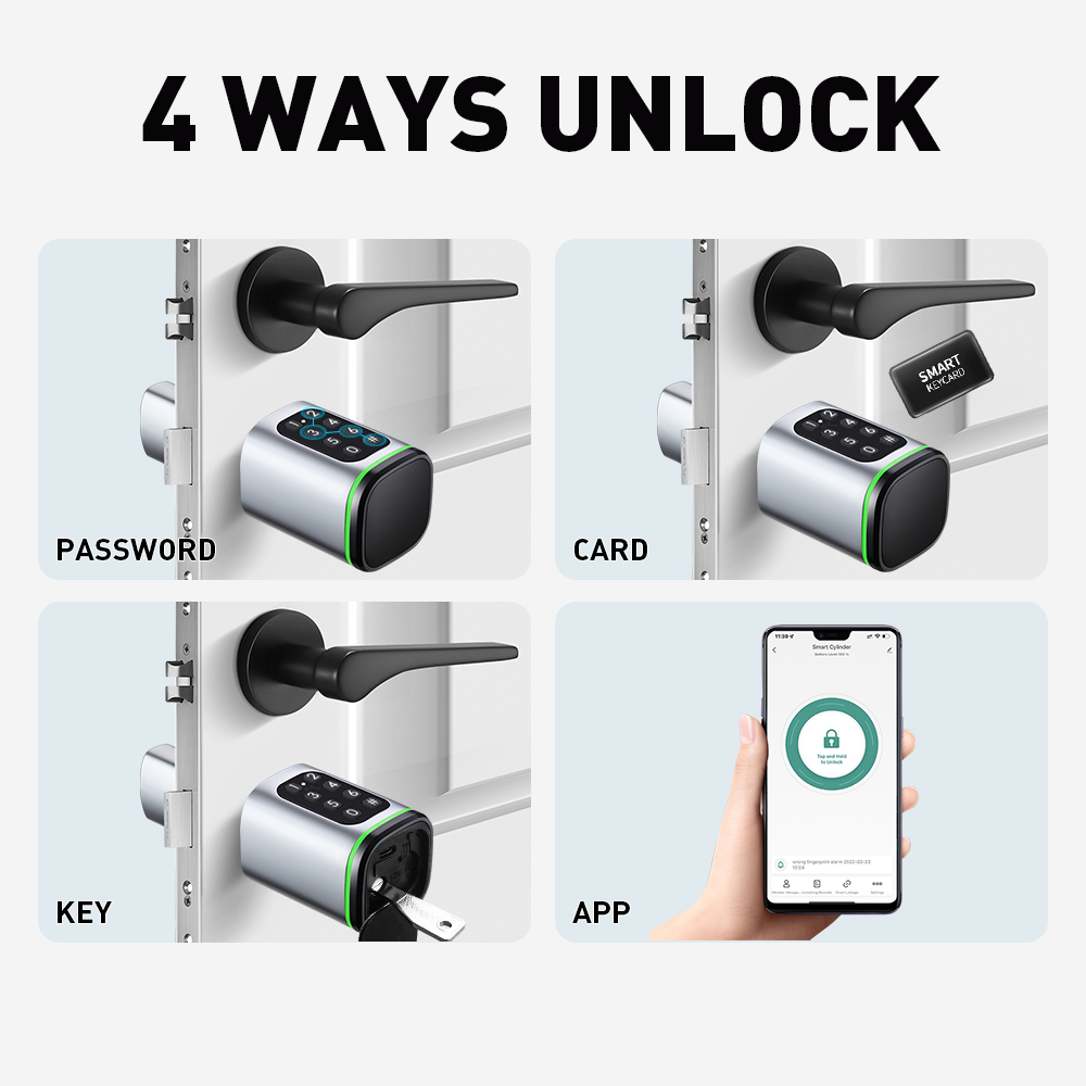 Умный цилиндрический замок Tuy – обзор и цена Home Security Guard
