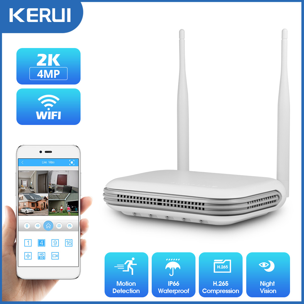 KERUI 2K 4MP уличная IP-камера – обзор и цена Home Security Nvr