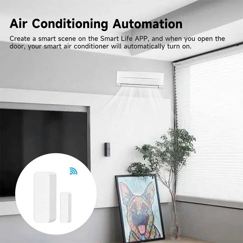 Tuya Wi-Fi умный датчик двери  – обзор и цена Home Security Guard